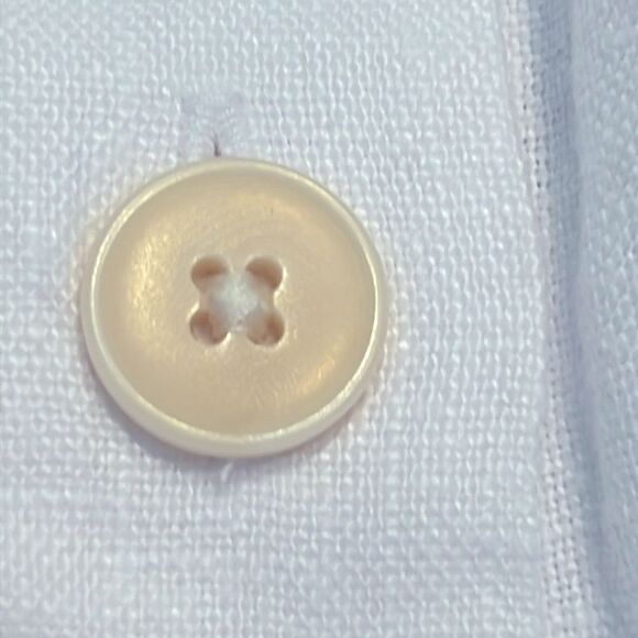 NWT Madewell Cassie Button Front Midi Dress Linen XS - Picture 6 of 11